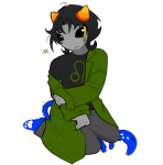  2026 crying emoticon fullres joeyfied kneeling nepeta_leijon no_hat solo starter_outfit 