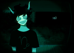  2025 city crossover emoticon fullres gamzee_makara image_manipulation monochrome night no,_i'm_not_a_human solo starter_outfit trees turntgh 