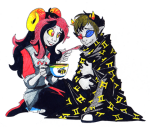  2011 2spooky aradia_megido beverage fashion fullres shipping sitting sollux_captor ximerika zodiac_symbol 
