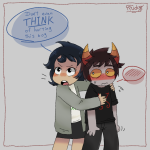  blush ffuck96 hiveswap joey_claire palerom shipping star_crossed_romance xefros_tritoh 