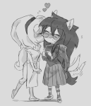  2026 blush dogtail dogtier fullres godtier grayscale guns_and_roses heart jade_harley kiss light_aspect mistigri0000 monochrome redrom rose_lalonde seer shipping sketch space_aspect sweat witch 