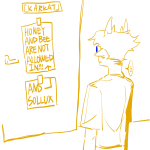  2021 lineart monochrome sollux_captor solo swampland text word_balloon 