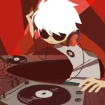  dave_strider headphones mirrorshards pixel red_baseball_tee solo track_art_contest turntables 