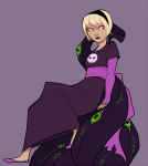  black_squiddle_dress horrorterrors rose_lalonde solo spazzimuffin 