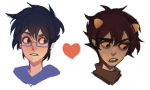  2015 breath_aspect communism fullres godtier headshot heart heir john_egbert karkat_vantas redrom shipping starter_outfit timsel-kun 