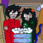  ! 2025 ? dancestors dream_ghost fullres kankri_vantas meulin_leijon meulin_rouge redrom shipping starter_outfit sweat text thought_balloon weezerfanatic 