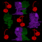  2012 ahab's_crosshairs blush chibi eridan_ampora food fullres hopeshipping jake_english kiss kneeling pride shipping sitting stars starter_outfit theme_coloring twin_m9_berettas 