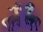  au bow bro centaurs equius_zahhak katana mythologystuck 
