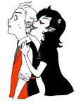  ace_attorney crossover highlight_color medik no_glasses profile redrom shipping terezi_pyrope 