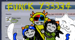  2014 cat_hat dancestors flarping fullres glasses_added image_manipulation jaggy_lines leijons lusus meulin_leijon mituna_captor nepeta_leijon pounce_de_leon sailorbeefcake scribble_mode starter_outfit text 