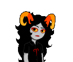 2012 aradia_megido asymmetricjester fullres jaggy_lines solo starter_outfit talksprite transparent 