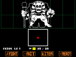 2016 artificial_limb cairo_overcoat crossover flash_asset fullres golden_cuestaff jaggy_lines lord_english poinko solo strife undertale