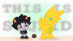  2024 animated dancing fullres homepic6 karkat_plushie karkat_vantas lemonsnout minecraft music_note parody plushie scalemates starter_outfit text this_is_stupid 