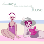  book chazzerpan kanaya_maryam mep ocean rose_lalonde summer swimsuit 