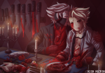 2022 amputation beverage blackrom blood body_modification cake cannibalism dirk_strider dubcon eyesquick fashion fire flowers food formal freckles fullres gore humanized knife lil_hal mechanistik my_little_phony no_glasses profile robot shipping sitting weapon