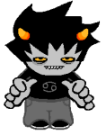  2021 annieisapeaperson fullres jaggy_lines karkat_vantas solo sprite_mode starter_outfit 
