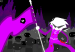  2026 alternate_hair blackoutbruh blood carapaces decapitation derse dersite dirk_strider dreamself flag fullres hb hegemonic_brute jaggy_lines rule63 silhouette 