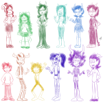 2017 aranea_serket beforans body_modification cronus_ampora crossover damara_megido dancestors fullres highlight_color horuss_zahhak kankri_vantas kurloz_makara latula_pyrope meenah_peixes meulin_leijon mituna_captor no_hat porrim_maryam rufioh_nitram starter_outfit sufferer_necklace the_finger the_loud_house twisted-art-wounders