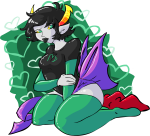   2011 ageswap casual fullres gash_sash heart kanaya_maryam kneeling lord-waffle solo 