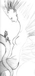  denizens echidna grayscale jade_harley sketch yoshiie 