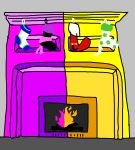  2025 black_squiddle_dress crossover fire fullres holidaystuck jaggy_lines kid_symbol scoundrellyfeline sweet_bro_and_hella_jeff 