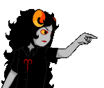  2012 aradia_megido asymmetricjester fullres jaggy_lines solo starter_outfit talksprite transparent 