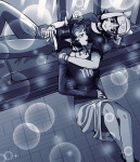 2025 body_modification cat_hat classy_cat_ladies fullres grayscale grim-kitkat kanaya_maryam lying nepeta_leijon redrom shipping sitting starter_outfit