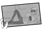  camera dave_strider grayscale panel_redraw robotcats solo starter_outfit 