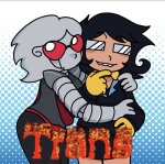  2026 dave_strider davebot fashion fullres homestuck:_beyond_canon john_egbert june_egbert maekammy meat_timeline text transtuck 