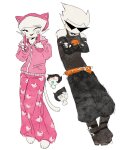  2025 alpha_kids arms_crossed dirk_strider fashion fullres hat jake_english jane_crocker pajamas roxy_lalonde sanestartistt wonk 