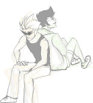  back_to_back dirk_strider grayscale jake_english starter_outfit strong_tanktop t1mco 