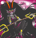  2014 ancestors body_modification fullres her_imperious_condescension imperial_trident jaggy_lines lunaticjin solo starter_outfit 