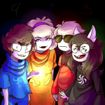  413 2017 beta_kids breath_aspect dave_strider dogtier fullres godtier heir jade_harley john_egbert knight light_aspect magdaneela rose_lalonde seer space_aspect time_aspect witch 