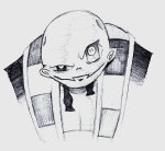  grayscale headshot lord_english sketch solo 