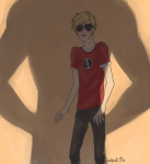  dad dave_strider fastpuck red_record_tee solo starter_outfit 