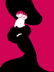  back_angle fashion formal hat limited_palette low_angle rose_lalonde solo yoyonaki 