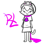  2026 animalstuck anthro doctoraiama fullres rose's_pink_scarf rose_lalonde solo starter_outfit text 