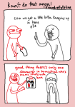  2026 blackrom comic completely_serious_comics crying dancestors emoticon equius_zahhak fandom fullres illustrating image_manipulation jaggy_lines kankri_vantas parody pastiche scoundrellyfeline shipping starter_outfit strong_words text transparent 