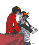  2014 barefoot blush cronus_ampora dancestors fullres jaggy_lines kancro kankri_vantas lunaticjin redrom shipping sitting starter_outfit 