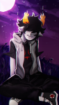 2018 alternia clouds diemen_xicali freckles fullres hilaletto hiveswap moon night sitting solo stars starter_outfit