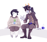  2016 beverage chubstuck dancestors fullres godtier horse_d'oeuvre horuss_zahhak jane_crocker life_aspect maid noodlenumber shipping sitting sketch starter_outfit zodiac_symbol 