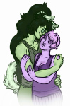  dogtail dogtier guns_and_roses jade_harley rose_lalonde shipping smilefortyeight 