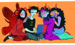 2024 2spooky aradia_megido blush computer eridan_ampora erisol feferi_peixes fullres godtier hemocircle maid melerbytes multishipping queen_bee shipping sitting sollux_captor starter_outfit time_aspect