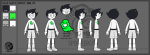  2025 back_angle eggdrawsthings fullres grayscale headshot highlight_color homestuck:_the_animated_pilot john_egbert kid_symbol official_art profile solo spindleroo starter_outfit text 
