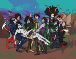  alexa-b ancestors arshana biblestuck blood crossover deposition_of_christ expatriate_darkleer fine_art grand_highblood marquise_spinneret_mindfang neophyte_redglare orphaner_dualscar pixel the_disciple the_dolorosa the_psiioniic the_sufferer the_summoner 