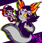  2022 blush candy cursed-beni fiamet food freckles fullres hiveswap lonner_sailin starter_outfit text 