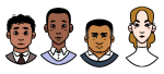2019 agpicklefeet aimless_renegade ar blush exiles formal fullres headshot humanized peregrine_mendicant pm wayward_vagabond white_queen wq wv