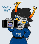  2026 aranea_serket dancestors frigiddoctoratus fullres image_manipulation jaggy_lines phone scribble_mode solo starter_outfit sufferer_necklace text 