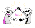  2024 blackoutbruh dirk_strider fashion fullres jaggy_lines rose's_pink_scarf roxy_lalonde starter_outfit text 