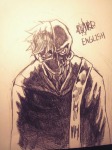  agigemask crossover harry_potter jake_english lord_english pencil sepia solo 